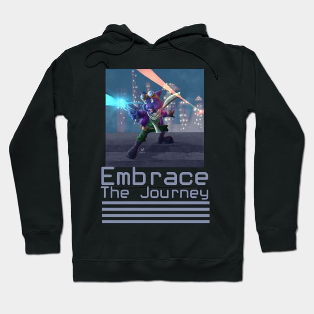 Embrace The Journey Hoodie by The Star-Man